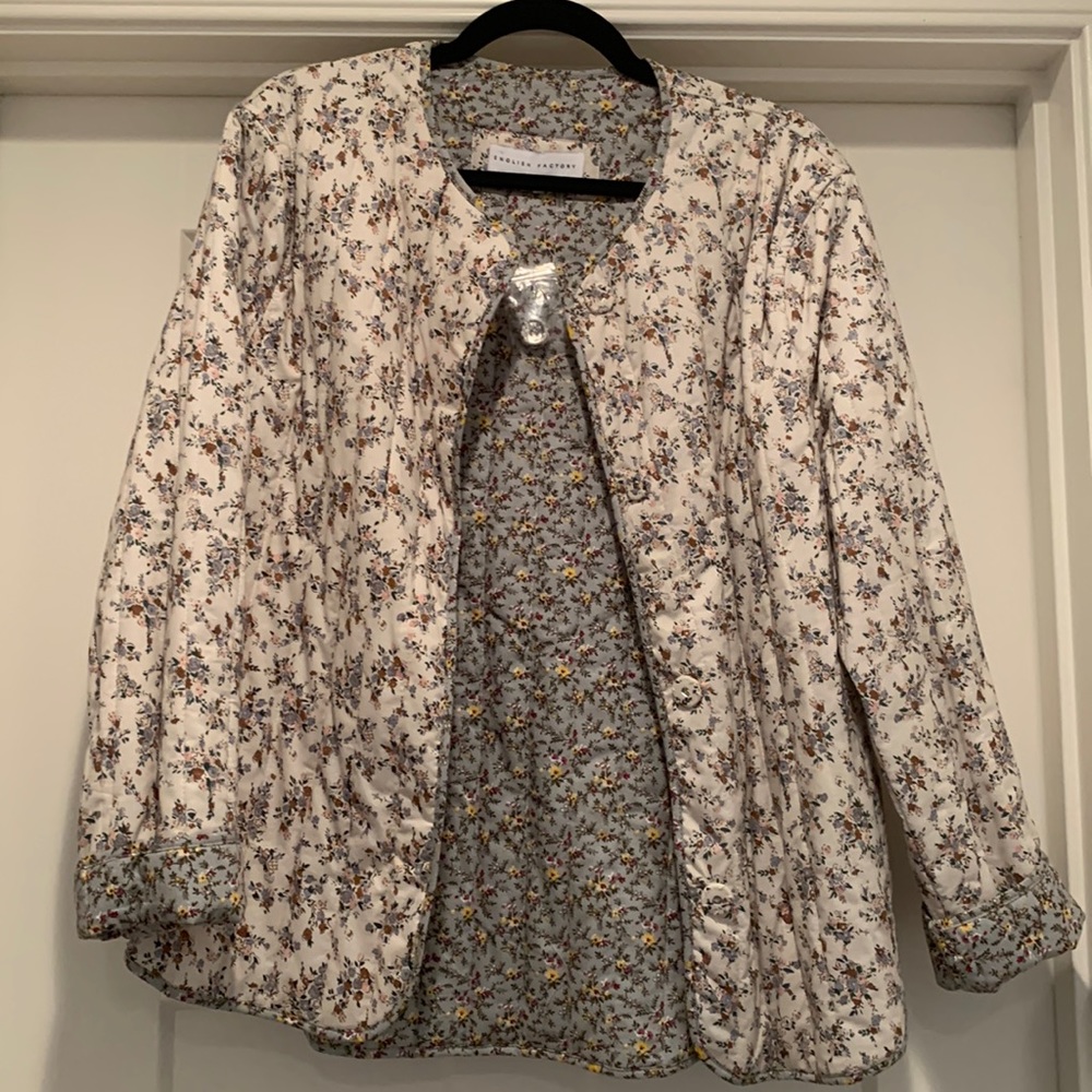 Light weight Floral vintage inspired jacket